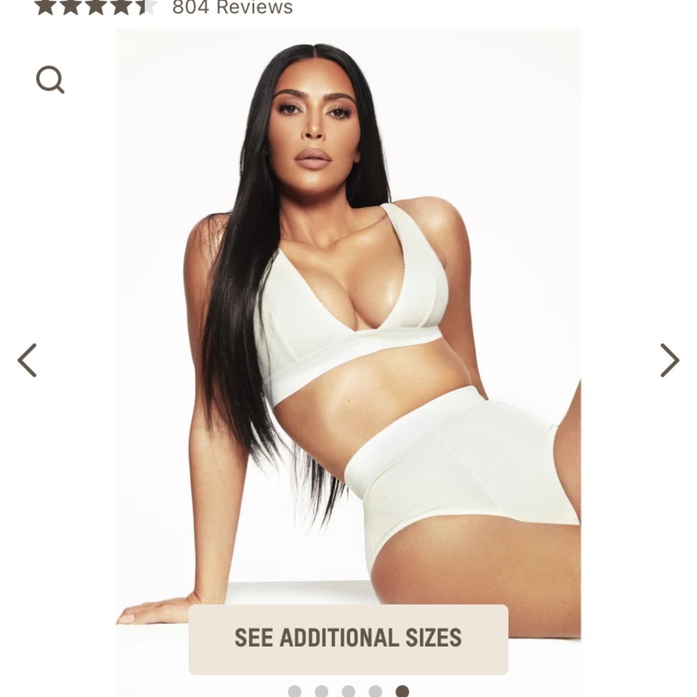 NWT Skims Cotton Rib High Waisted Brief, Size Medium